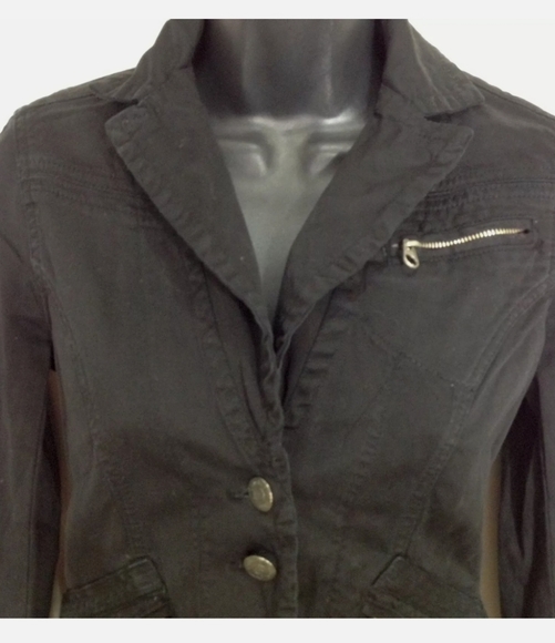 Sanctuary Anthropologie Black Jacket XXS - Picture 3 of 7